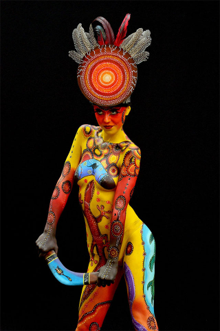 Illustration for article titled Phantasmagoric body art from this year's World Bodypainting Festival